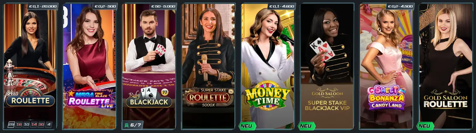 Spinational Live-Casino